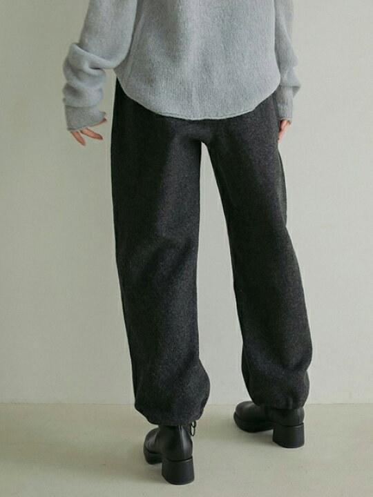 楽天市場】【SOLD OUT】anuke アンヌーク Drawstring Wool Pants 