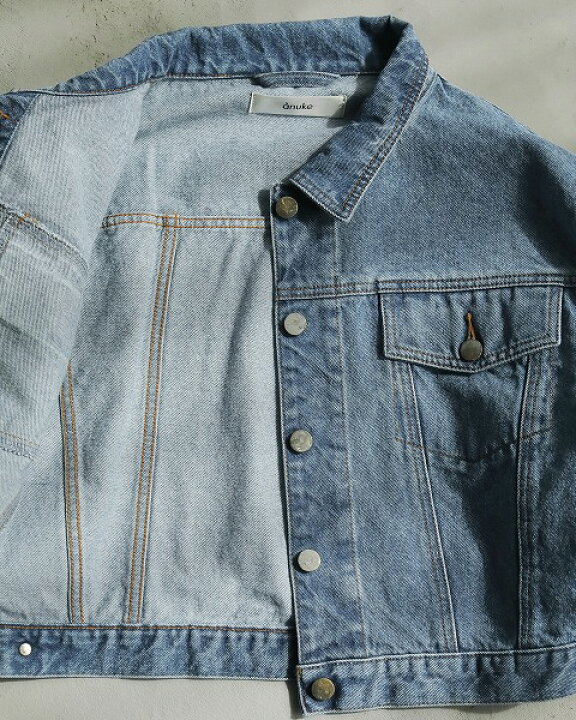楽天市場】【即日発送】anuke アンヌーク Short Denim Jacket 62510101 