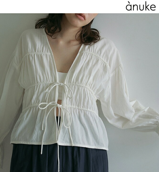 楽天市場】【予約商品】anuke アンヌーク Vneck Lace Blouse 62510408 