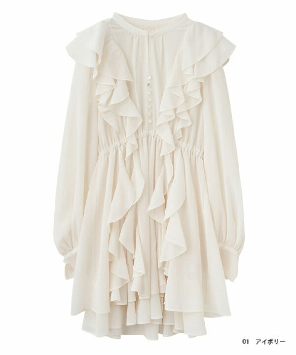 楽天市場】【予約商品】COCODEAL ココディール フリルミニワンピース  