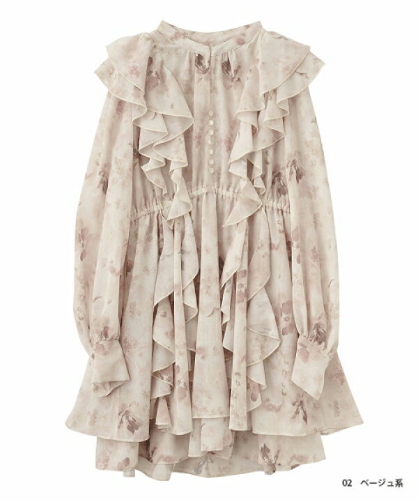 楽天市場】【予約商品】COCODEAL ココディール フリルミニワンピース  