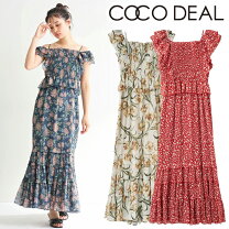 楽天市場】COCODEAL ココディール フラワー ワンピースの通販