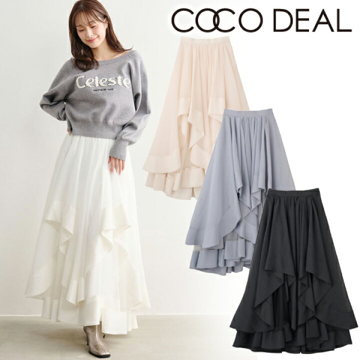 楽天市場】【SOLD OUT】COCODEAL ココディール ウェーブフレア 