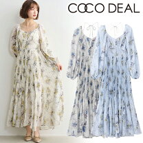 楽天市場】COCODEAL ココディール フラワー ワンピースの通販