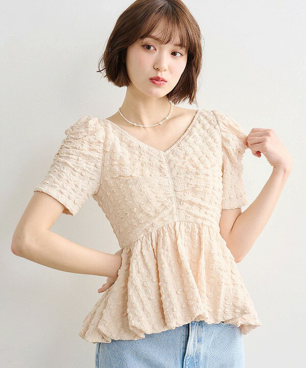 楽天市場】【SOLD OUT】COCODEAL ココディール バルーンペプラム 
