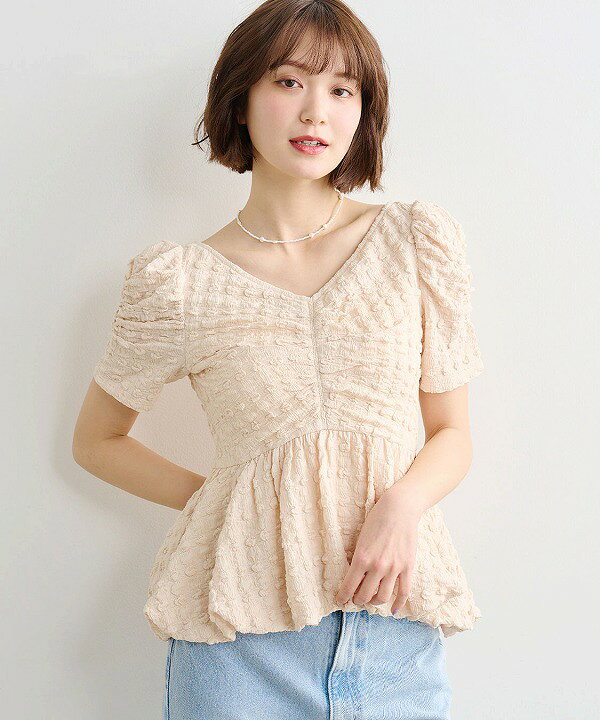 楽天市場】【SOLD OUT】COCODEAL ココディール バルーンペプラム 