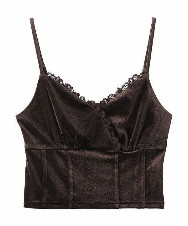 楽天市場】【SOLD OUT】COCODEAL ココディール ベロアビスチェ 