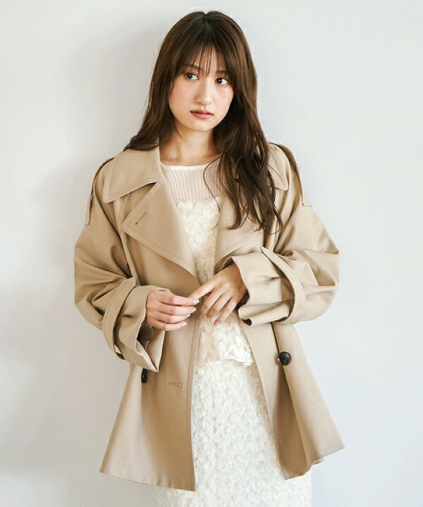楽天市場】【SOLD OUT】COCODEAL ココディール ミディ丈フレアトレンチ 