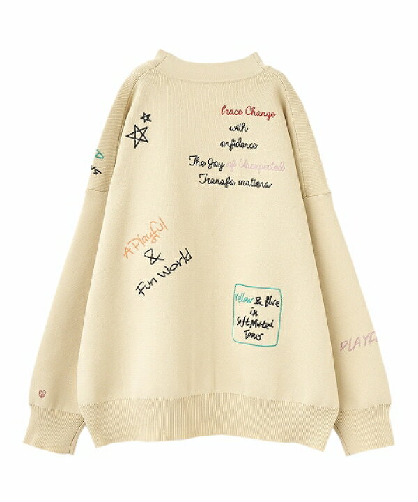 楽天市場】【SOLD OUT】COCODEAL ココディール ロゴ刺繍ニット 