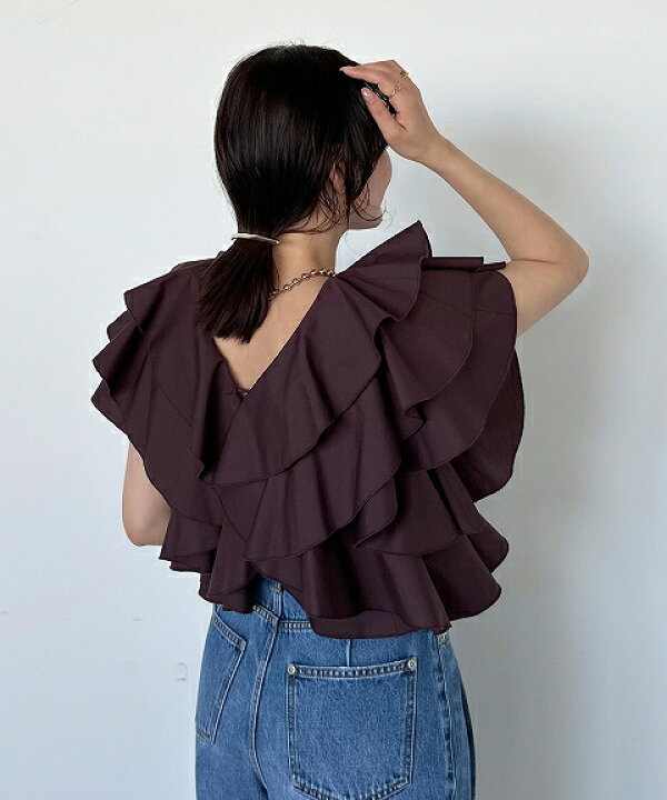 楽天市場】【SOLD OUT】COCODEAL ココディール ラッフルフリルブラウス 
