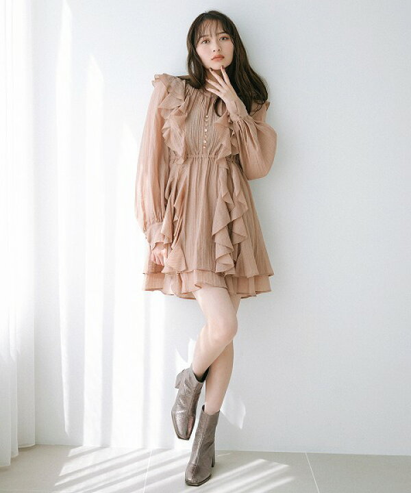 楽天市場】【即日発送】COCODEAL ココディール フリルミニワンピース  