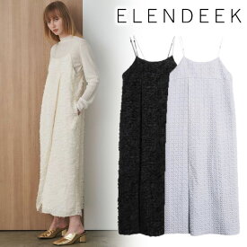 【期間限定20%OFF】【即日発送】ELENDEEK エレンディーク MATERIAL CAMI OP 512410310001 24SS 2024春夏 新作 キャンセル返品不可 あす楽