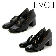 【期間限定10%OFF】【即日発送】EVOL イーボル コイン6.5cmヒールローファー IX5521 25FW 2025秋冬 新作 …