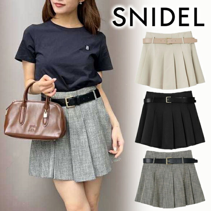 楽天市場】【SALE60%OFF】【即日発送】SNIDEL スナイデル プリーツスカ 