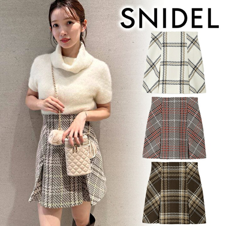 snidel】ロービングチェックミニスカート 楽天市場】【スーパーSALE60 