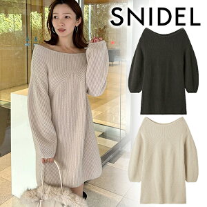 �ySALE50%OFF+�G���g���[��P2�{�z�y���������zSNIDEL �X�i�C�f�� ���N�[���~�j�j�b�g�����s�[�X SWNO255013 25FW 2025�H�~ �V�� �L�����Z���ԕi�s��