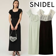 【期間限定15%OFF+WエントリーでP最大6倍】【土日も即日発送】SNIDEL スナイデル シアーギャザードッキン…