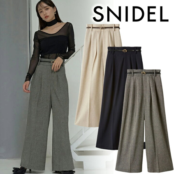 楽天市場】【期間限定15%OFF】【即日発送】SNIDEL スナイデル ワイド 