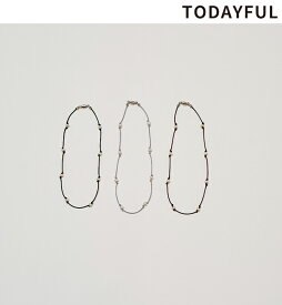 【即日発送(火曜除く)】TODAYFUL トゥデイフル Cord Pearl Choker 12510910 ネコポス送料無料 2025prefall 2025秋 新作 キャンセル返品不可