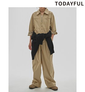 y(Ηj)zTODAYFUL gDfCt Twill Zip Combinaison 12520304 2025prefall 2025H V LZԕis