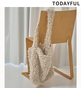 �ySALE30%OFF+�G���g���[��P3�{�z�y���������zTODAYFUL �g�D�f�C�t�� Volume Fur Shoulderbag 12521035 �{�����[���t�@�[�V�����_�[�o�b�O 2025winter 2025�~ �V�� �L�����Z���ԕi�s��