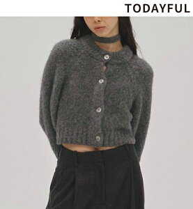 �ySALE30%OFF+W�G���g���[��P3�{�z�y���������zTODAYFUL �g�D�f�C�t�� Brashed Knit Cardigan 12520530 �u���b�V���h�j�b�g�J�[�f�B�K�� 2025winter 2025�~ �V�� �L�����Z���ԕi�s��