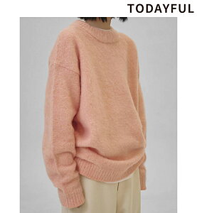 �ySALE30%OFF+�G���g���[��P3�{�z�y���������zTODAYFUL �g�D�f�C�t�� Brushed Over Knit 12520532 �u���b�V���h�I�[�o�[�j�b�g 2025winter 2025�~ �V�� �L�����Z���ԕi�s��
