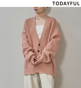 �ySALE20%OFF+W�G���g���[��P3�{�z�y���������zTODAYFUL �g�D�f�C�t�� Wool Ribknit Cardigan 12520519 �E�[�����u�j�b�g�J�[�f�B�K�� 2025winter 2025�~ �V�� �L�����Z���ԕi�s��