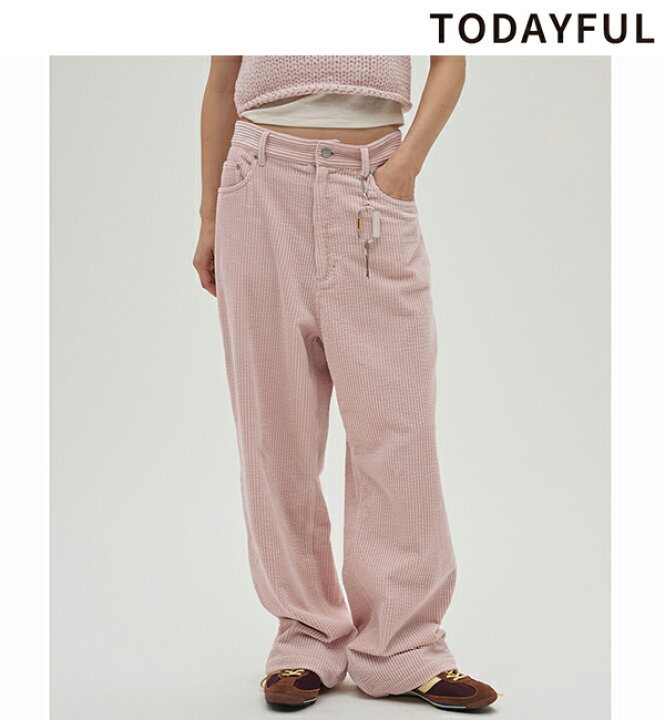楽天市場】【即日発送】TODAYFUL トゥデイフル Chunky Corduroy Pants 