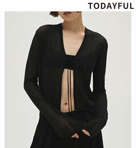 y\񏤕izTODAYFUL gDfCt Compact Sheer Knitcardigan 12610515 4`5ח\ 㕥ϗps RpNgVA[jbgJ[fBK 2026spring/summer 2026t V LZԕis