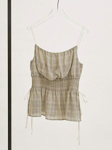 �y���������zTODAYFUL �g�D�f�C�t�� Check Jacquard Camisole 12610412 2026spring/summer 2026�t�� �V�� �L�����Z���ԕi�s��