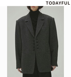 �y�\�񏤕i�zTODAYFUL �g�D�f�C�t�� Wool100% Over Jacket 12620105 9�����`10�������ח\�� �㕥�����ϗ��p�s�� 2026Prefall 2026�H�~ �V�� �L�����Z���ԕi�s��