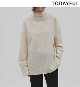 �yTODAYFUL �\�� �|�C���g5% 6/7(��)�܂Łz�y�\�񏤕i�zTODAYFUL �g�D�f�C�t�� Softwool Highneck Tops 12620407 10�����`11�������ח\�� �㕥�����ϗ��p�s�� 2026winter 2026�~ �V�� �L�����Z���ԕi�s��