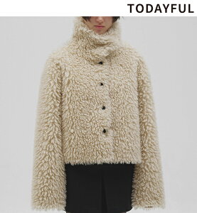 �y���Ԍ���|�C���g5%�I6/7(��)23:59�܂Łz�y�\�񏤕i�zTODAYFUL �g�D�f�C�t�� Fur Short Coat 12620006 11�����`12�������ח\�� �㕥�����ϗ��p�s�� 2026winter 2026�~ �V�� �L�����Z���ԕi�s��