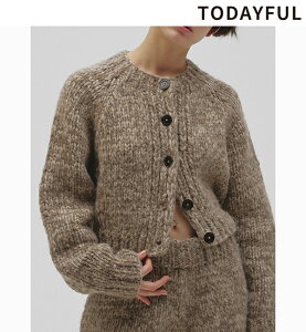 �yTODAYFUL �\�� �|�C���g5% 6/7(��)�܂Łz�y�\�񏤕i�zTODAYFUL �g�D�f�C�t�� Hand Knit Cardigan 12620533 12�����`1�������ח\�� �㕥�����ϗ��p�s�� 2026winter 2026�~ �V�� �L�����Z���ԕi�s��