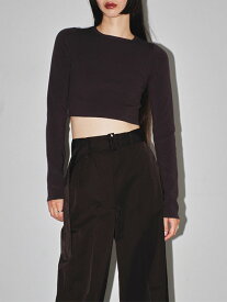 【即日発送】TODAYFUL トゥデイフル /Cropped Smooth Knit 12410504 クロップドスムースニット 2024 Spring/Summer 2024春夏 新作 キャンセル返品不可 あす楽