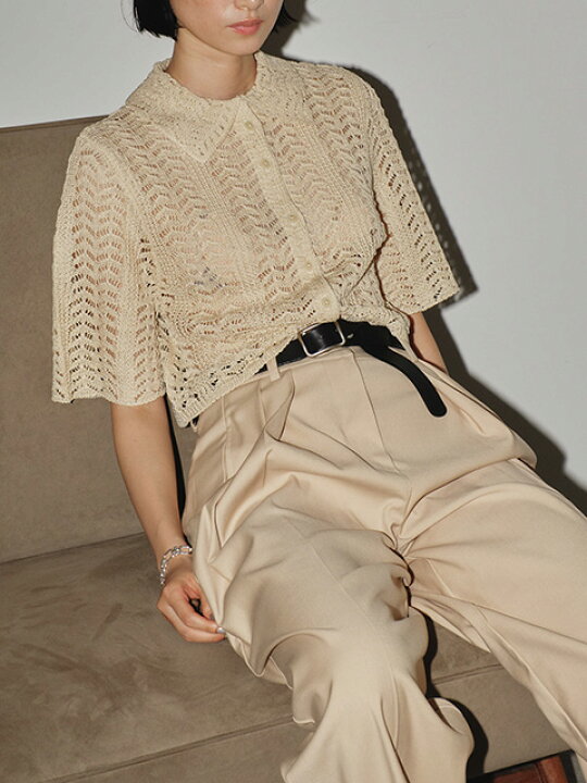 楽天市場】【SOLD OUT】TODAYFUL トゥデイフル /Lace Knit Shirts 