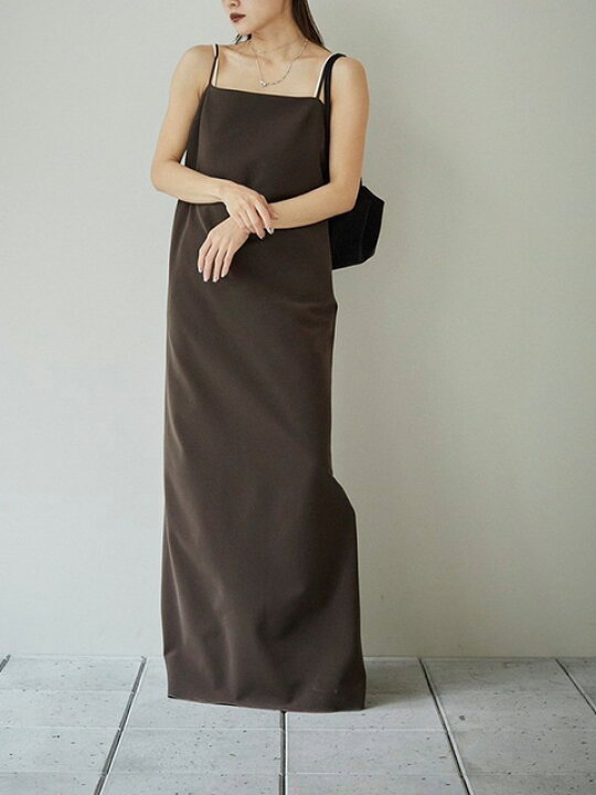 TODAYFUL Smooth Camisole Dress ブラウン 38 