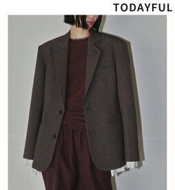 【予約商品】TODAYFUL トゥデイフル Over Shoulder Jacket 12420102 8月末～9月末入荷予定 後払い決済利用不可 2024PreFall 2024秋冬 新作 キャンセル返品不可 予約