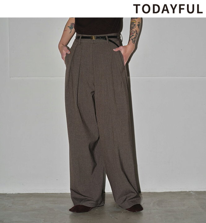 楽天市場】【即日発送】TODAYFUL トゥデイフル Doubletuck 