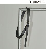 【再入荷】【即日発送】TODAYFUL トゥデイフル Backle Leather Belt 12591020 バックルレザーベルト 本革…