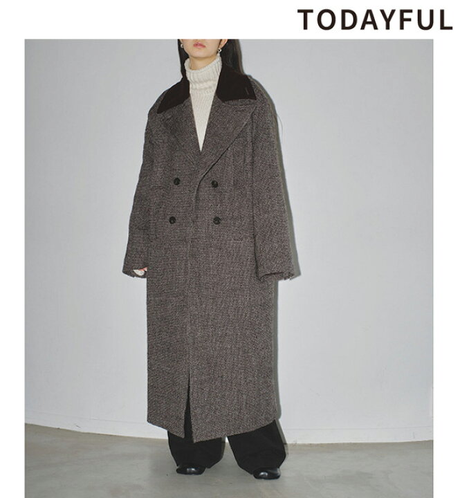 楽天市場】【即日発送】TODAYFUL トゥデイフル Doublecollar Tweed 