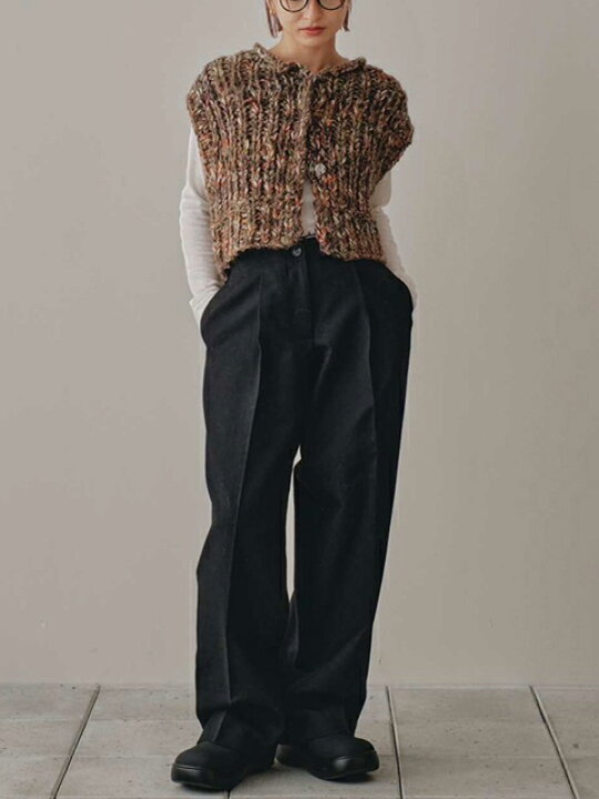 楽天市場】【SOLD OUT】TODAYFUL トゥデイフル Mix Handknit Vest 