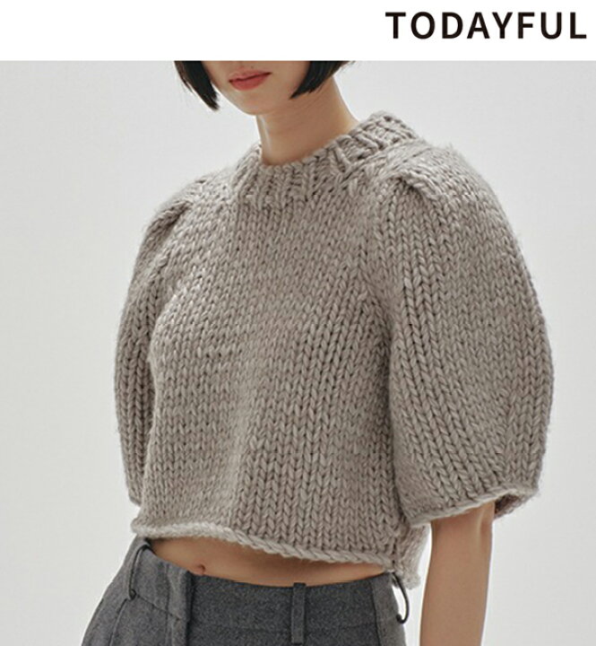TODAYFUL】パフスリーブハンドニット （TODAYFUL パフスリーブハンド 