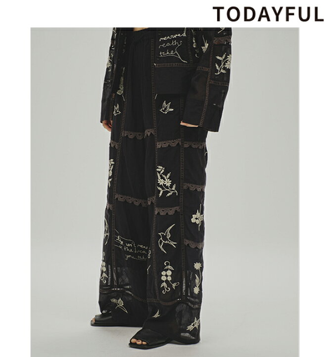 楽天市場】【予約商品】TODAYFUL トゥデイフル Embroidery Patchwork 