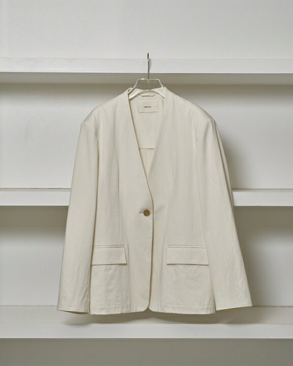 楽天市場】【即日発送】TODAYFUL トゥデイフル Collarless Cottonsatin 