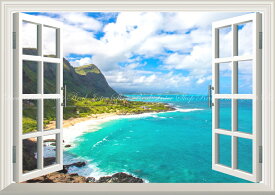 楽天市場 壁紙 窓 ハワイの通販
