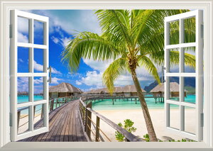 G敗 ǎ|X^[ (͂V[) -̌iF- |lVA {{ Re[W V̖؃r[` ][g C  ydl^gbNA[gz LN RPLN-011MA1 (A1 830mm×585mm)