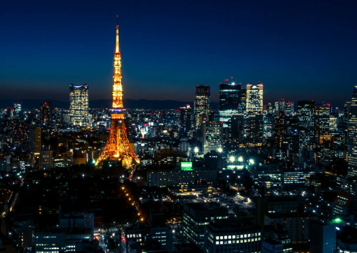 楽天市場 絵画風 壁紙ポスター はがせるシール式 東京タワー 夜景 キャラクロ Tkt 007a2 版 594mm 4mm 建築用壁紙 耐候性塗料 インテリア レアルインターショップ