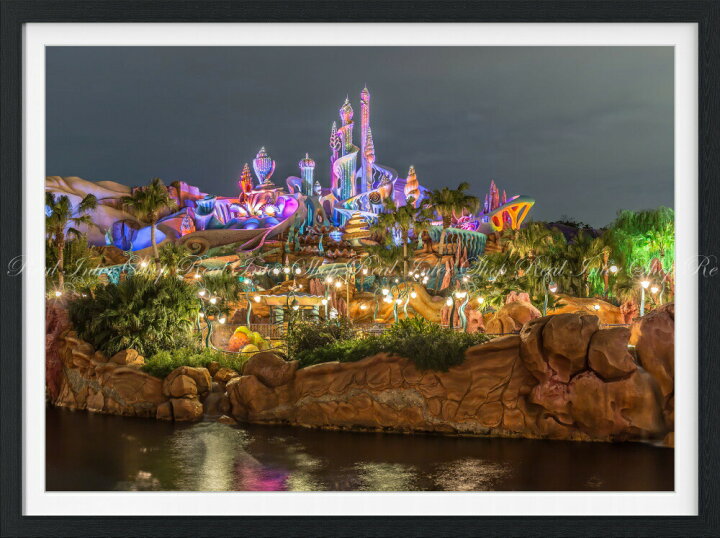 楽天市場 絵画風 壁紙ポスター はがせるシール式 ディズニーシーの夜景 ディズニーリゾート 額縁印刷 トリックアート キャラクロ Dns 003sgf2 594mm 442mm 建築用壁紙 耐候性塗料 インテリア レアルインターショップ